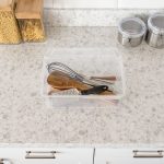 FDDAI 20-Pack 6-Quart Clear Plastic Storage Bins - Stackable BPA-Free Containers for Shoes, Closet, and Classroom Supplies