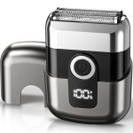 FDDAI Electric Razor for Men Rechargeable – Compact Foil Shaver with 8000RPM Motor, IPX7 Waterproof, USB C Cordless Beard Trimmer – Portable Mini Electric Shaver for Travel, Face & Head