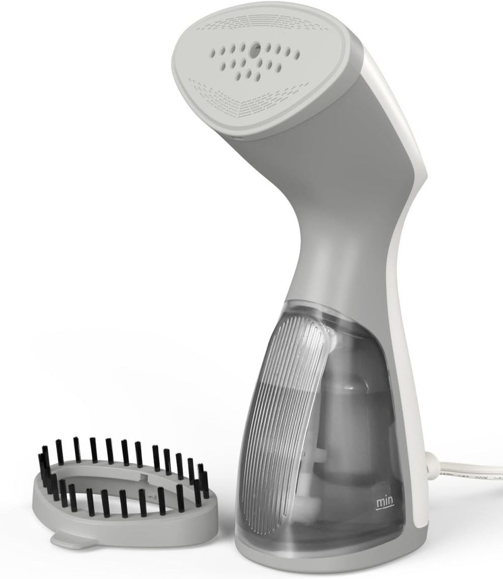 FDDAI Travel Clothes Steamer – Handheld Garment Steamer for Wrinkle Removal – 25s Fast Heat-Up, Compact & Portable Design – Fabric Steamer for Home & Travel – 120V (Upgraded Version)